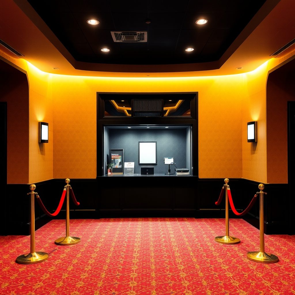 The Playhouse foyer at dusk